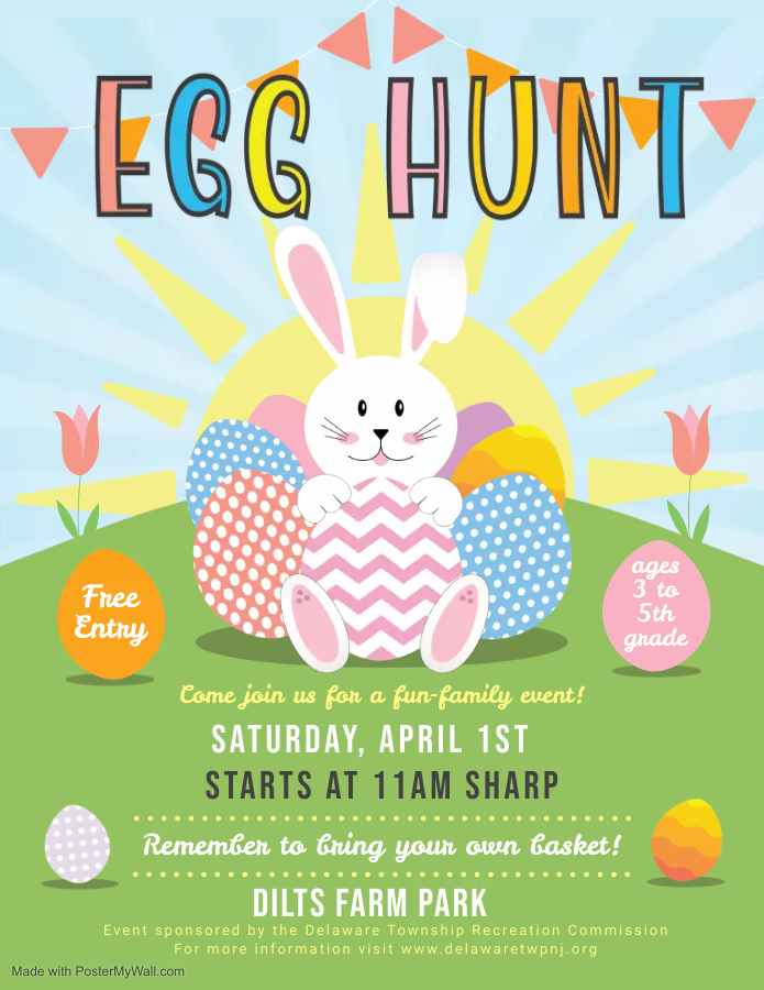 egg hunt flyer