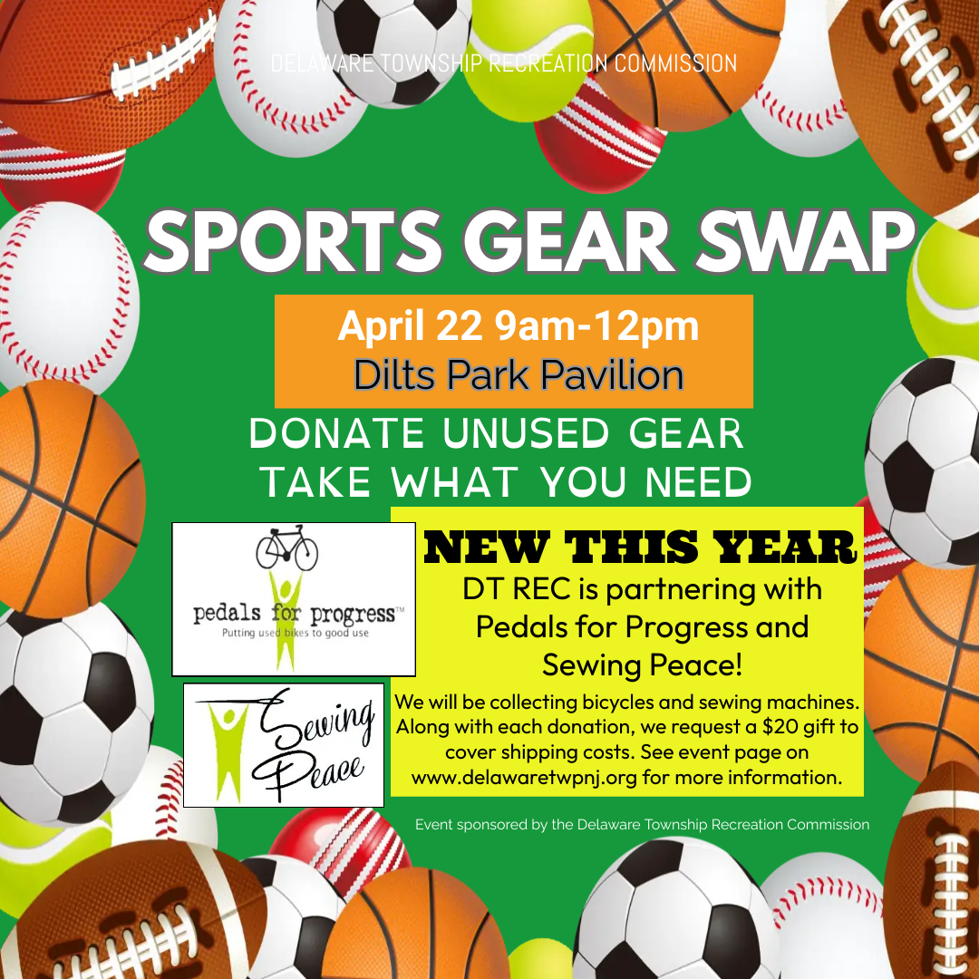 sports gear swap flyer